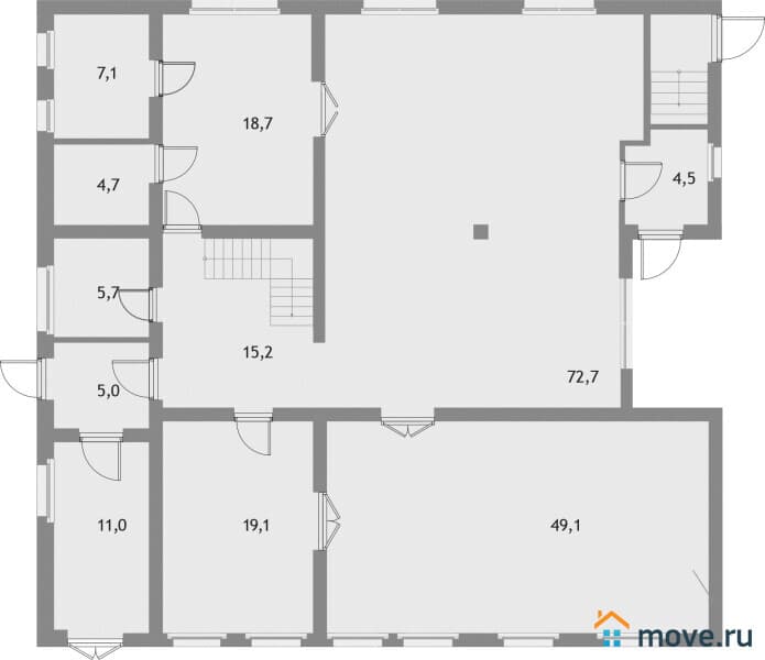 нежилое здание, 413 м²