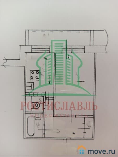 1-комн. квартира, 35.6 м²