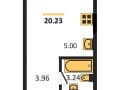 Продажа однокомнатной квартиры, 20.2 м², 8 км за МКАД, этаж 18 из 25. Фото 6