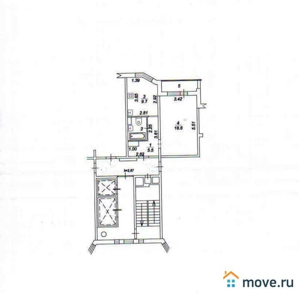 1-комн. квартира, 37 м²