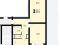2-комн. квартира, 60 м&sup2;