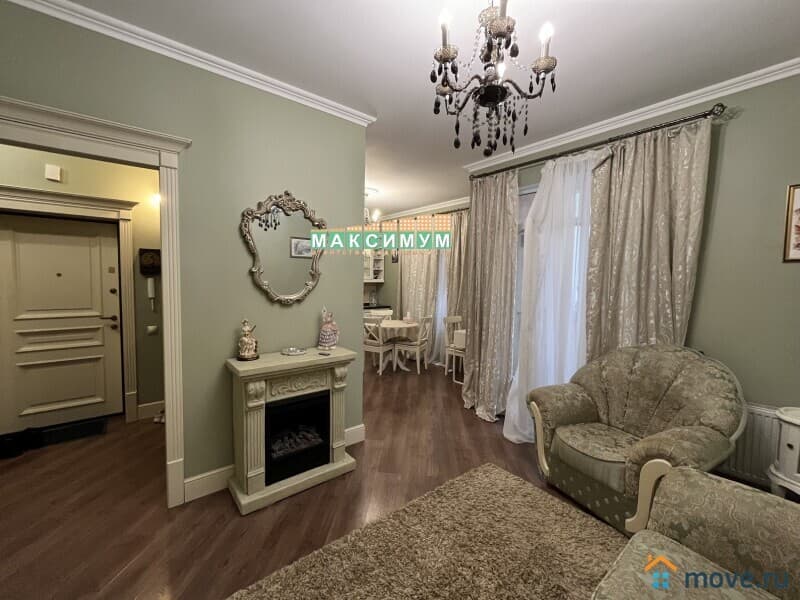 2-комн. квартира, 53.4 м&sup2;