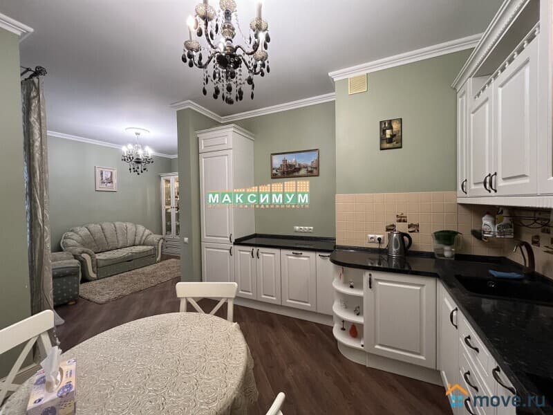 2-комн. квартира, 53.4 м&sup2;