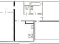 3-комн. квартира, 62 м²